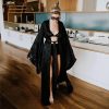 Rochie De Plaja Kimono Bella Neagra