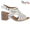 Sandale dama din piele naturala 251114/Alb/Renata