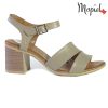 Sandale dama din piele naturala 25116/taupe/silvia