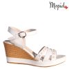 Sandale dama, din piele naturala 251402/169729/Alb/Demi