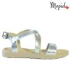 Sandale dama din piele naturala 25810/Argintiu/Lady