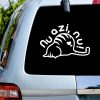 Sticker auto - Pisică - Nu azi, nu!