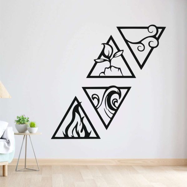 Sticker perete siluetă - Semne ale naturii