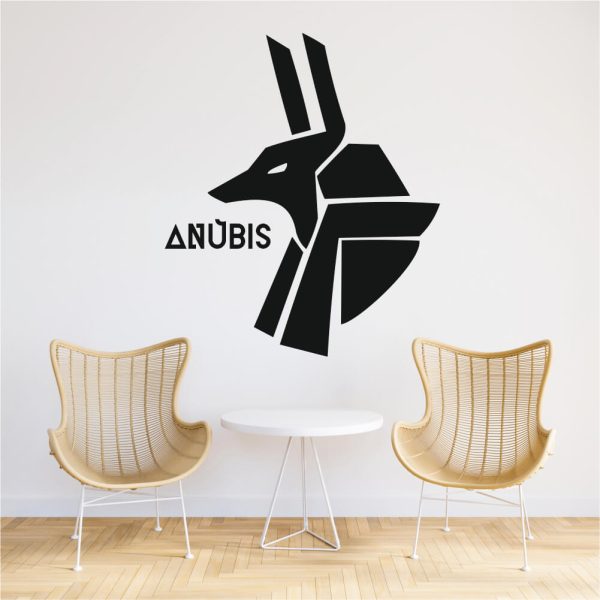 Sticker perete siluetă - Zeul Anubis