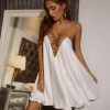 Rochie scurta alba Layla